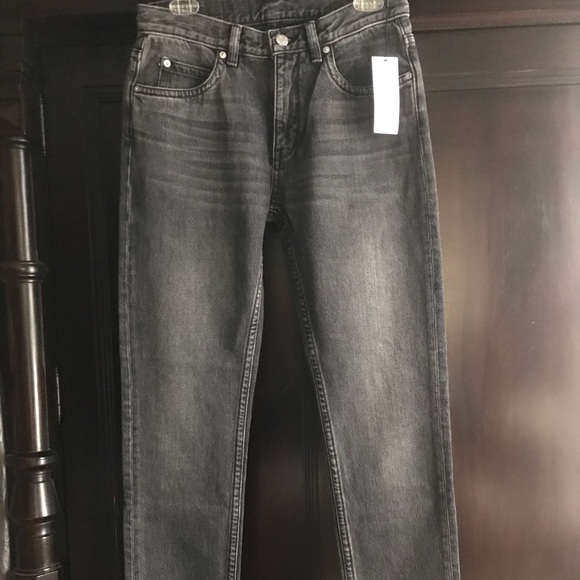 New Black Gray Jeans Helmut Lang Mr. 87 Jeans Black Coal Wash $275 Gift Ideas - Picture 7 of 7